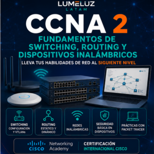 CCNA II: Fundamentos de Switching, Routing y Dispositivos inalámbricos (SRWE)