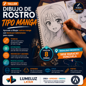 Taller de Dibujo de Rostro tipo Manga